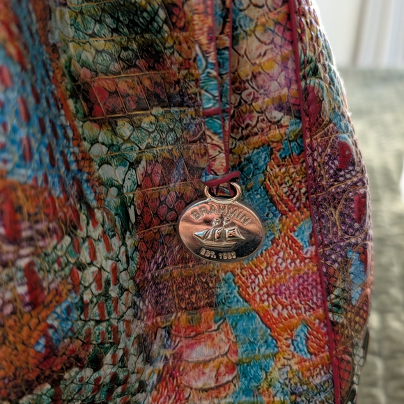 Brahmin Marlowe Reservoir Melbourne Bucket Shoulder Bag - Picture 3 of 13